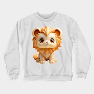 Adorable Kawaii Baby Lion Crewneck Sweatshirt